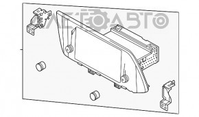 Magnetofon radio Hyundai Sonata 20 - simplu