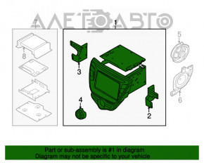 Магнитофон радио Hyundai Elantra UD 11-16