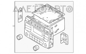 Radio-casetofon Kia Sorento 16-20