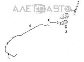 Антенна шток Hyundai Santa FE 19-21