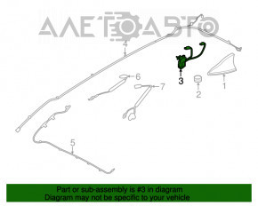 Antenna Amplifier Kia Forte 4d 17-18 рест