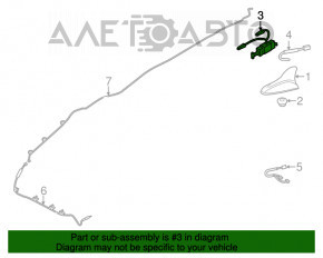 Amplificator de antenă Kia Optima 11-15