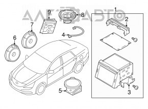 Динамик торпедный левый Kia Optima 11-15 JBL