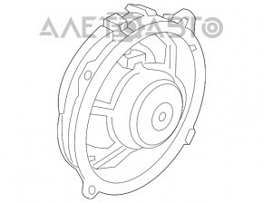 Динамик дверной задний левый Kia Forte 4d 17-18 примят