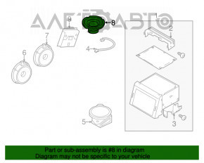 Subwoofer Kia Optima 11-15 JBL