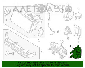 Subwoofer Kia Niro 17-22 HEV, PHEV Harman Kardon