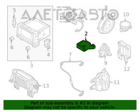 HYBIRD ELECTRIC VIRTUAL ENGINE SOUND Kia Niro 17-19 HEV