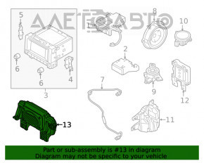 Semnal de avertizare Kia Niro 17-19 HEV, PHEV