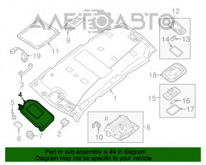 Capota dreapta Nissan Pathfinder 13-20 gri