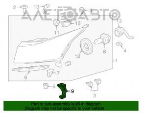 Suport aripa față stânga Chevrolet Cruze 11-15