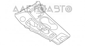 Capacul consolei centrale cu suporturi pentru pahare Nissan Maxima A36 16-