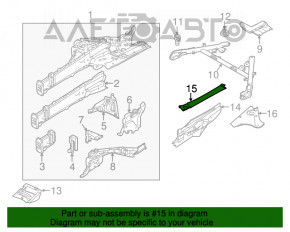 Capota subcapotă frontală stângă Porsche Panamera 14-16