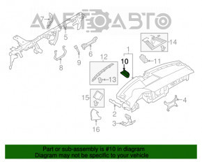 Conducta de aerisire stânga pentru Porsche Panamera 11-16