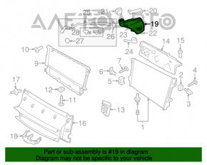 Rezervor de expansiune pentru răcire Porsche Panamera 10-16 fără capac