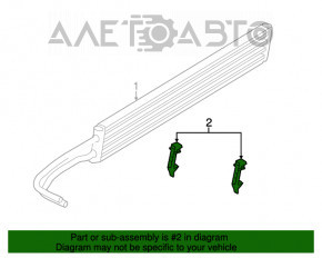 Suport radiator de răcire GUR stânga Porsche Panamera 10-16