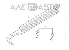 Suport radiator de răcire GUR stânga Porsche Panamera 10-16