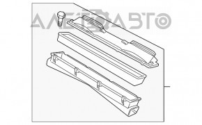 Corpul filtrului de aer Porsche Panamera 10-16, nou, original OEM