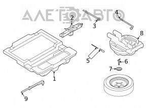 Домкрат Subaru Outback 20-