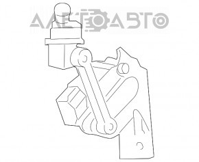 Senzor înclinare caroserie față stânga Porsche Panamera 10-16 nou original OEM