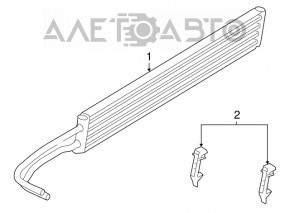 Radiator de răcire a direcției asistate Porsche Panamera 10-16