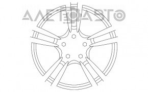 Диск колесный R20х9.5 Porsche Panamera 10-16