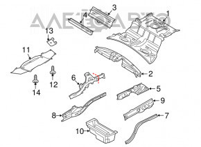 Protecție pentru bara de protecție spate Porsche Panamera 10-16