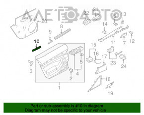 Husa televizor Porsche Panamera 10-16 nou OEM original