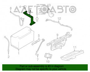 Suport baterie Porsche Panamera 10-16