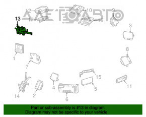 Suport de unitate de control a transmisiei Porsche Panamera 10-16