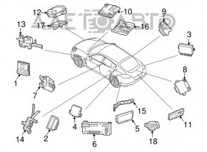 Unitatea de control a transmisiei Porsche Panamera 10-16