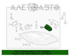 Farul exterior stânga (aripa) pentru Porsche Panamera 10-16.