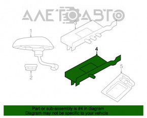 Left Antenna Amplifier Porsche Panamera 10-16