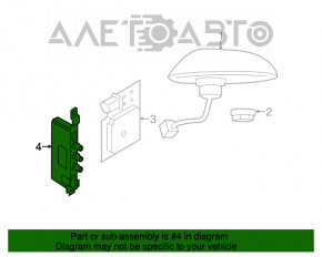 Rear Hatch Trunk Radio Antenna Amplifier Booster Porsche Panamera 10-16