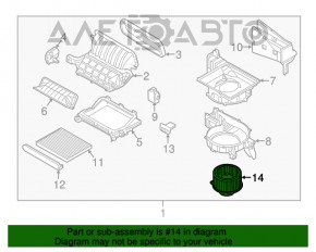 Мотор вентилятор печки Kia Sorento 16-20