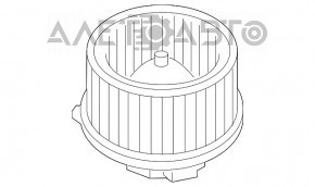 Motorul ventilatorului de încălzire Hyundai Elantra UD 11-16, nou, original OEM.