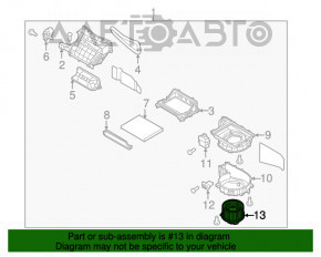 Motorul ventilatorului de încălzire Kia Forte 4d 14-18, nou, original OEM