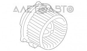 Motorul ventilatorului de încălzire Kia Soul 14-19