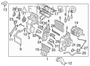 Evaporator Hyundai Tucson 16-20