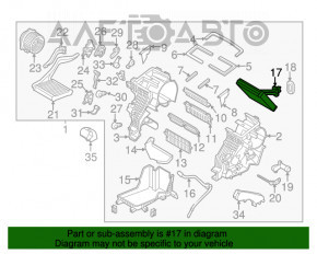 Evaporator Kia Soul 14-19