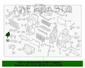 Actuator motor pentru acționarea ventilatorului de încălzire și aer condiționat pentru Hyundai Santa FE Sport 13-18