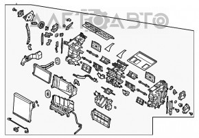 Radiatorul complet pentru Hyundai Sonata 20- auto