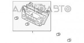 Управление климат-контролем Hyundai Elantra AD 17-18 manual, полез хром