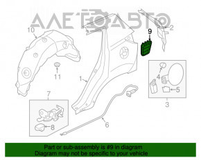 Grila de ventilatie stanga Kia Soul 14-19