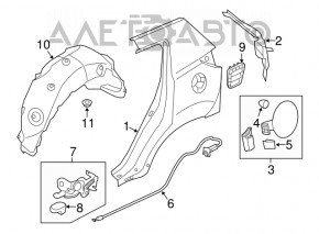 Grila de ventilatie dreapta Hyundai Veloster 12-17