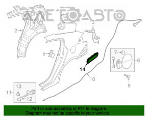 Grila de ventilatie dreapta Kia Forte 4d 14-18