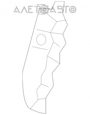 Grila de ventilatie stanga Hyundai Elantra UD 11-16 noua OEM originala