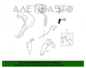 Grila de ventilatie stanga pentru Hyundai Veloster 12-17, noua, originala OEM