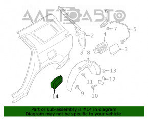 Grila de ventilatie dreapta Hyundai Santa FE 19- nou OEM KOR