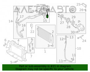 Supapa sistemului de climatizare Hyundai Santa FE 19-20 2.0, 2.4