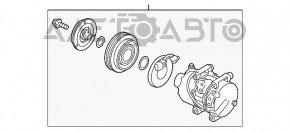 Компрессор кондиционера Hyundai Sonata 11-15 F500-EB9AA06